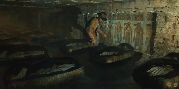 Hall of sarcophagi